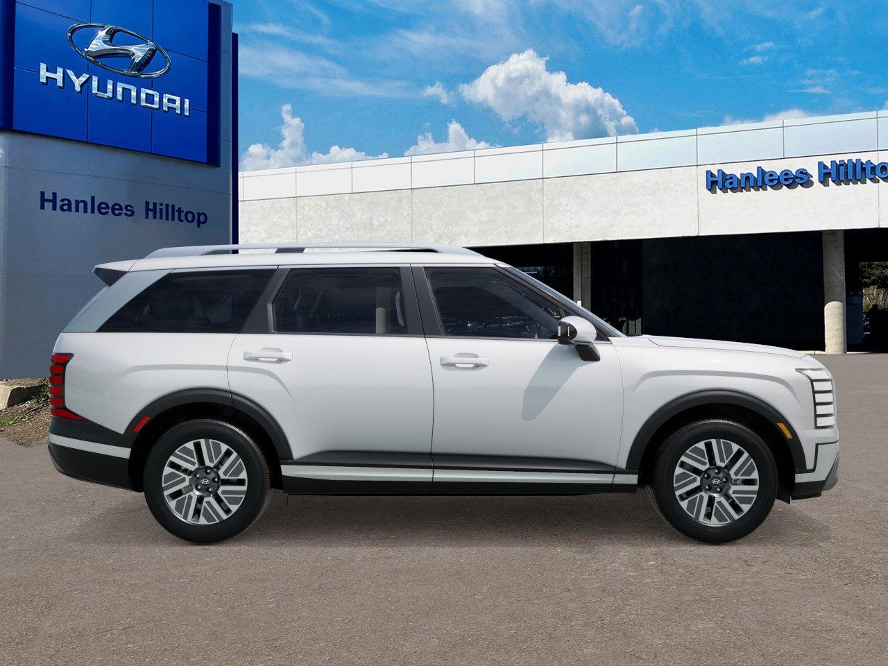 New 2027 Creamy White Pearl Hyundai Blue SEL 7P image 7