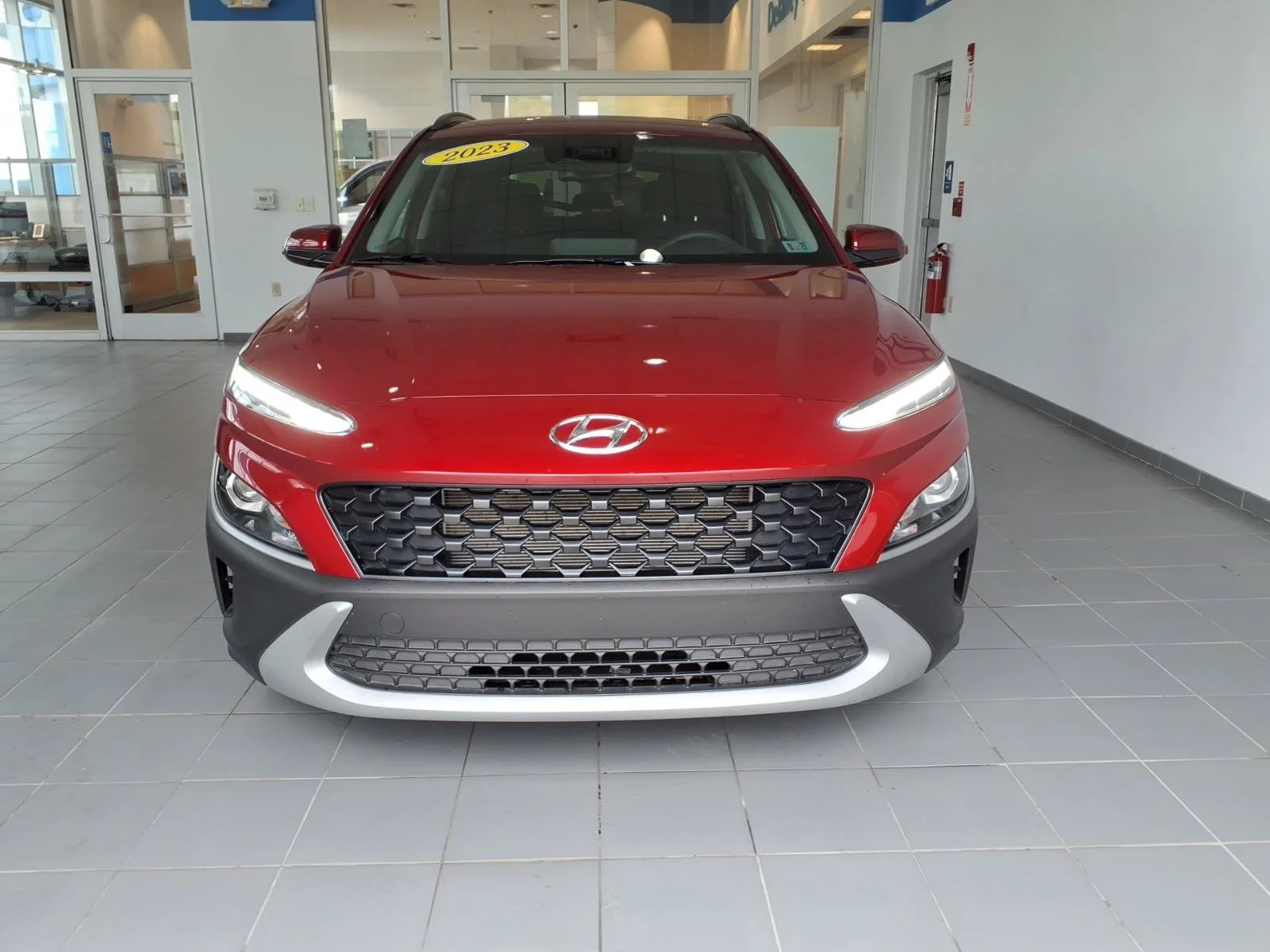 Certified Used 2023 Ultimate Red Hyundai SEL image 2