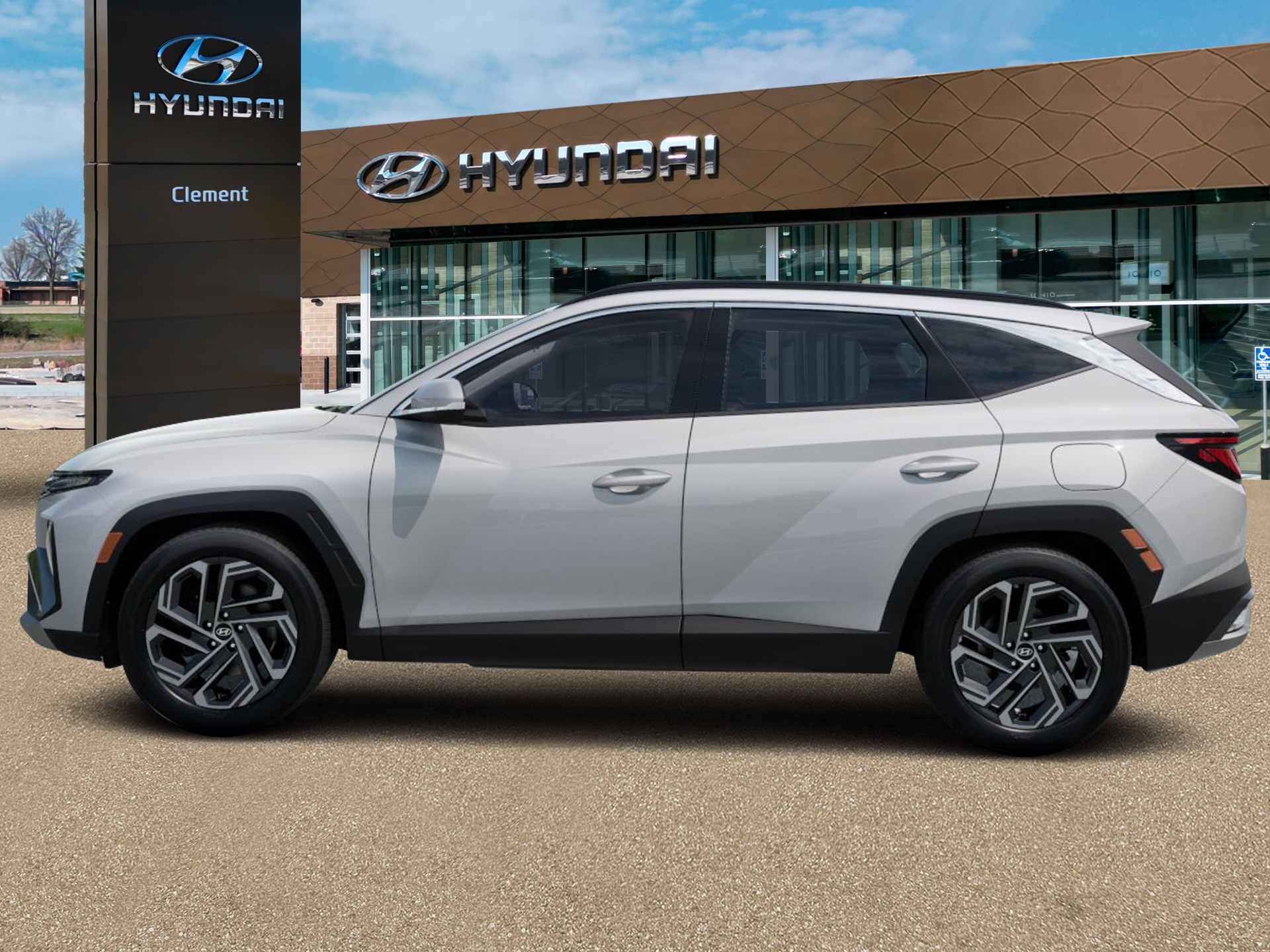 New 2026 White Hyundai SEL Plus AWD image 3