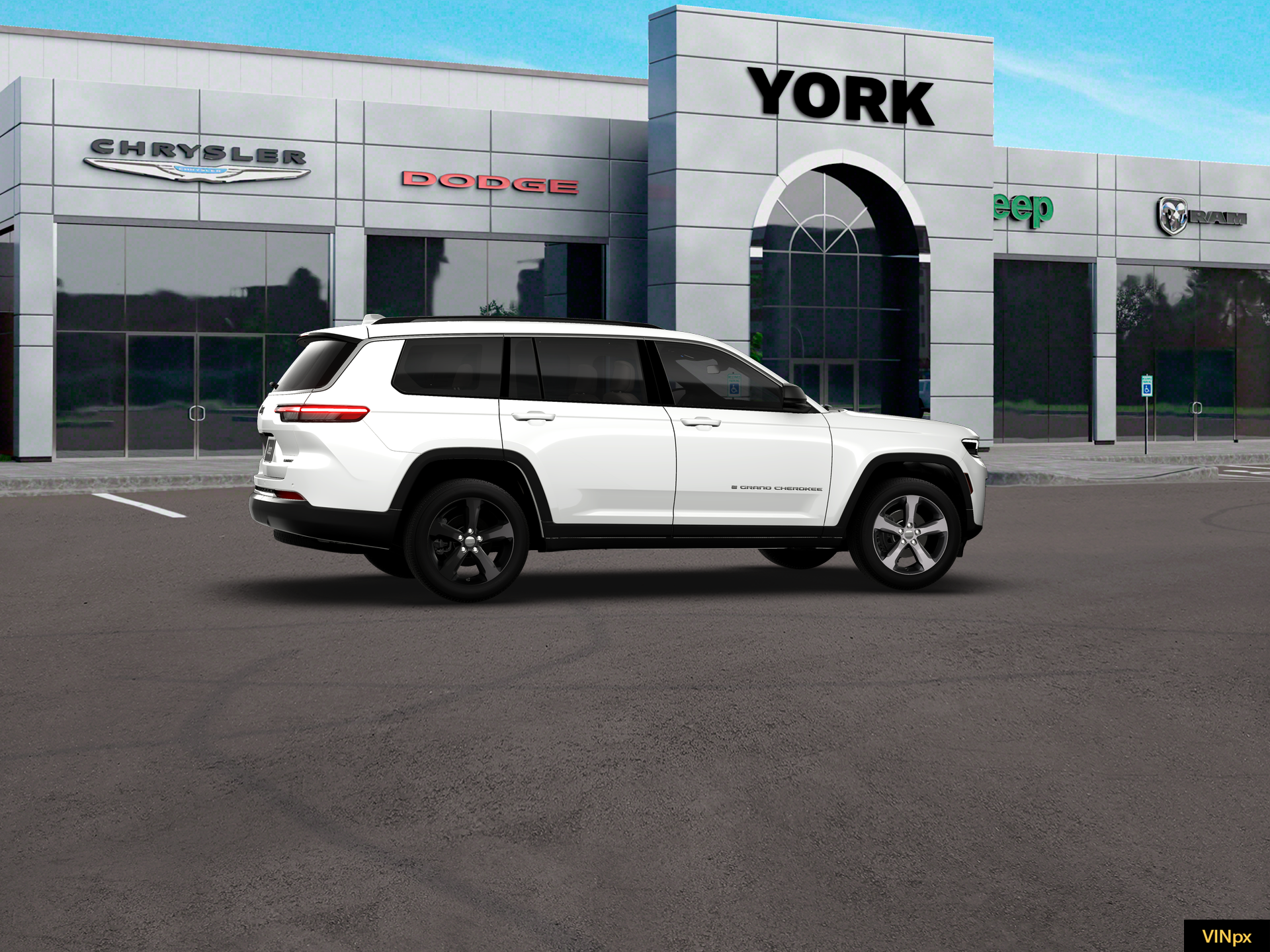New 2026 Bright White Clear-Coat Exterior Paint Jeep Limited image 15