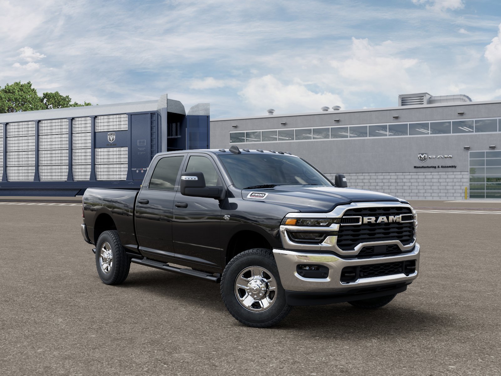 New 2027 Diamond Black Crystal Pearlcoat RAM TRADESMAN image 5