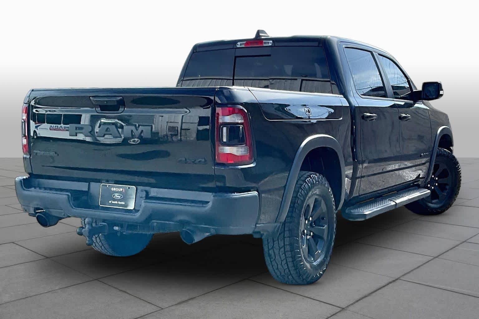 Used 2021 Diamond Black Crystal Pearlcoat Ram Rebel image 7