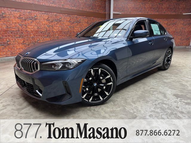 New 2026 Blue BMW 330i image 1