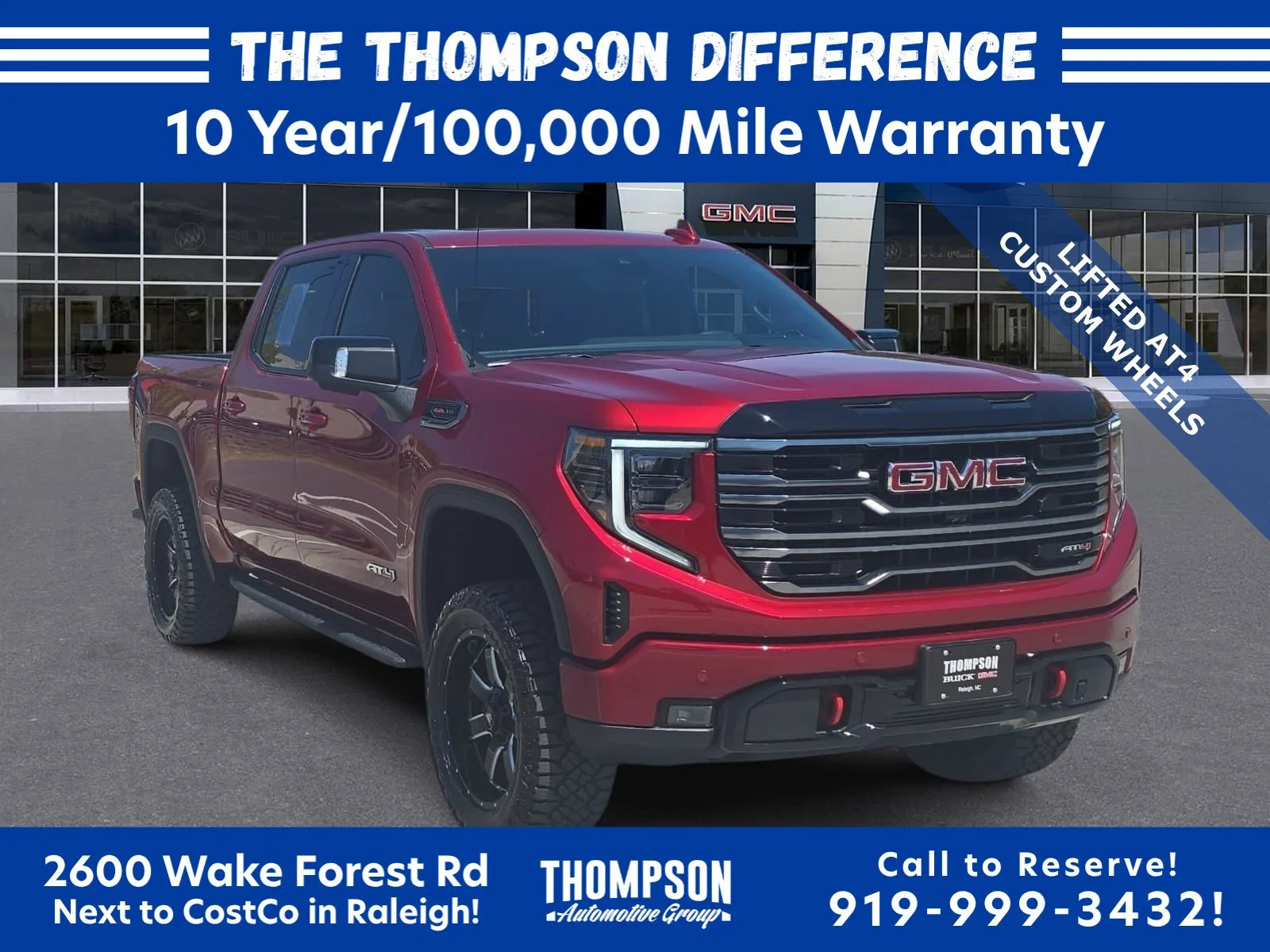 New 2026 Volcanic Red Tintcoat GMC AT4 image 1