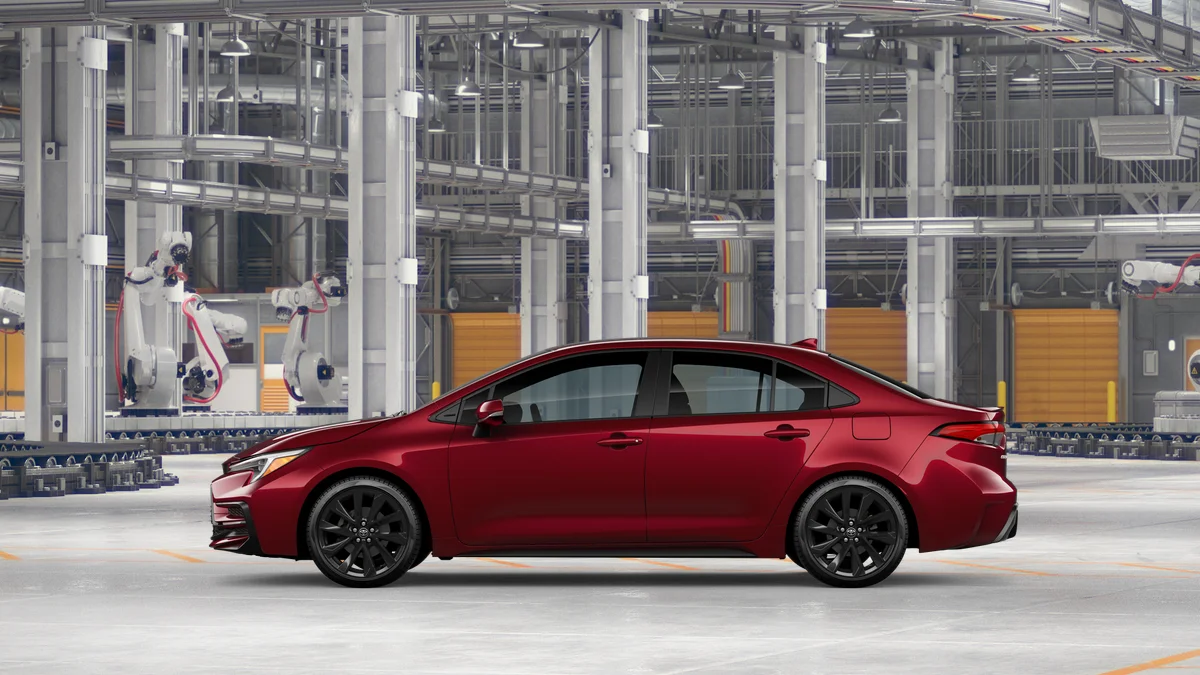 New 2026 Ruby Flare Pearl Toyota SE image 4