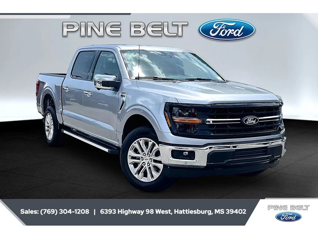 New 2026 Iconic Silver Metallic Ford XLT image 1