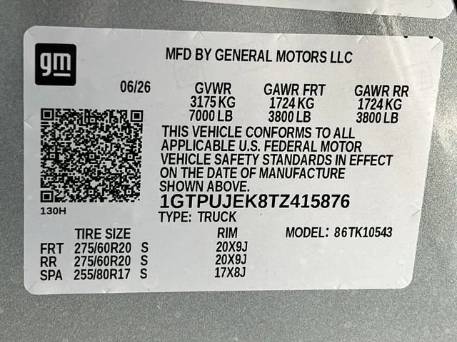 New 2026 Sterling Metallic GMC Elevation image 20