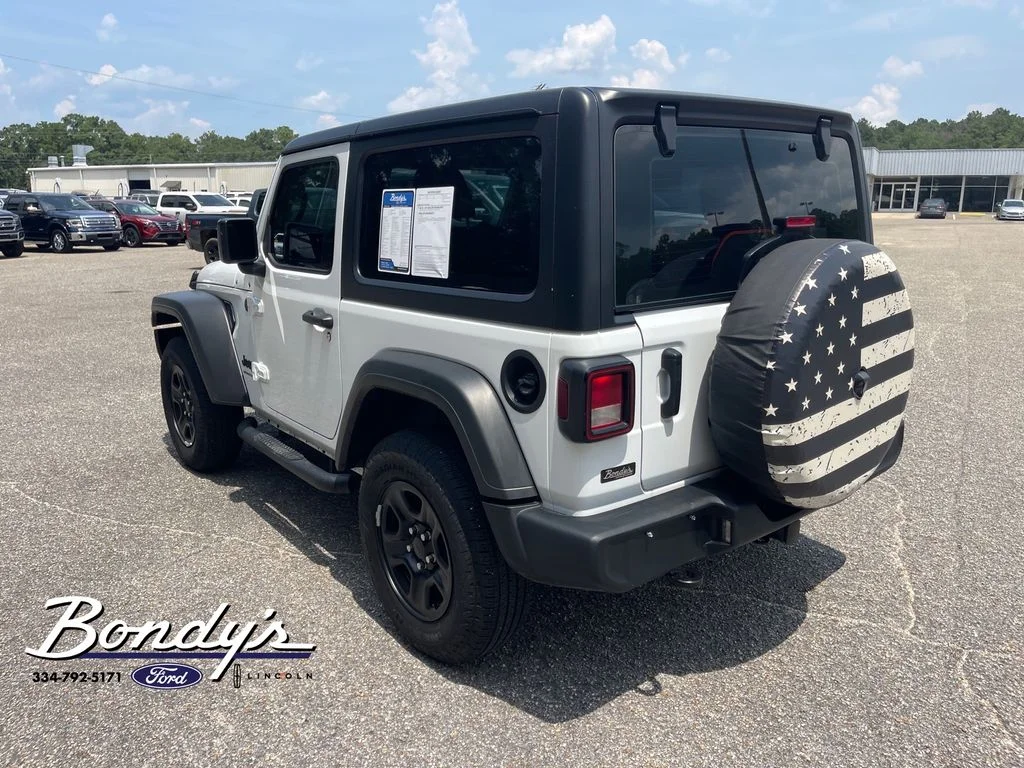Used 2025 Bright White Clearcoat Jeep Sport image 12