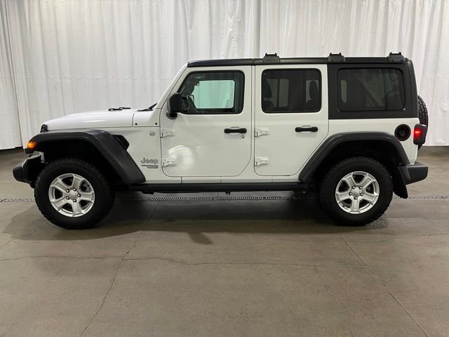 Used 2020 White Jeep Unlimited Sport S image 7