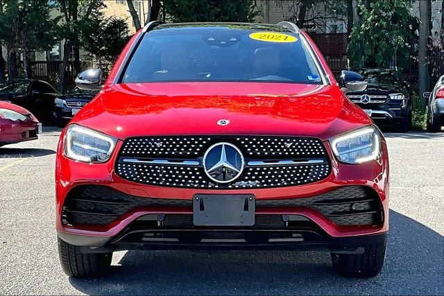 Certified Used 2021 Red Mercedes-Benz GLC 300 image 2