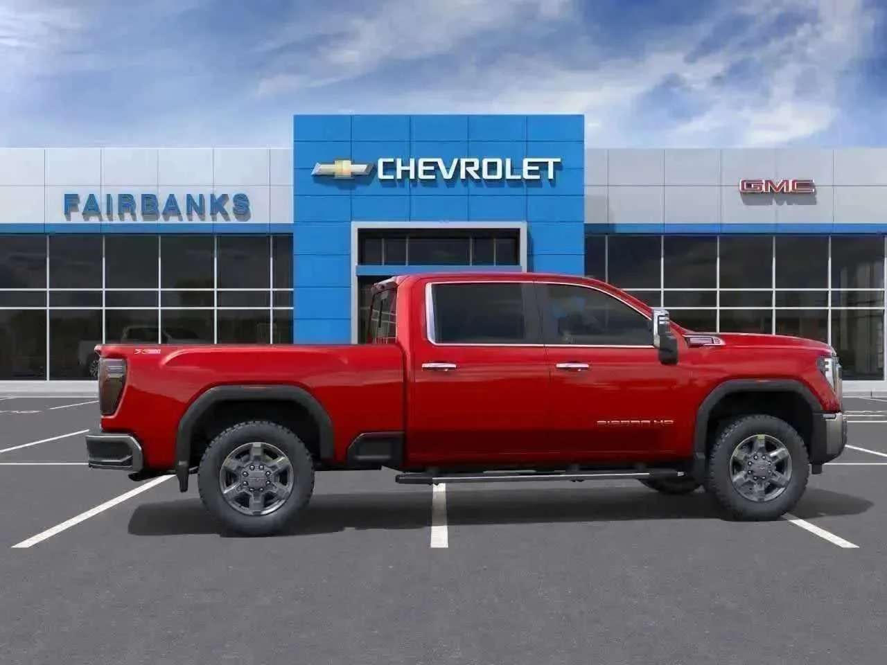 New 2026 Volcanic Red Tintcoat GMC SLT image 9