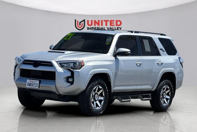 Used 2021 Silver Toyota TRD Off-Road Premium image 8