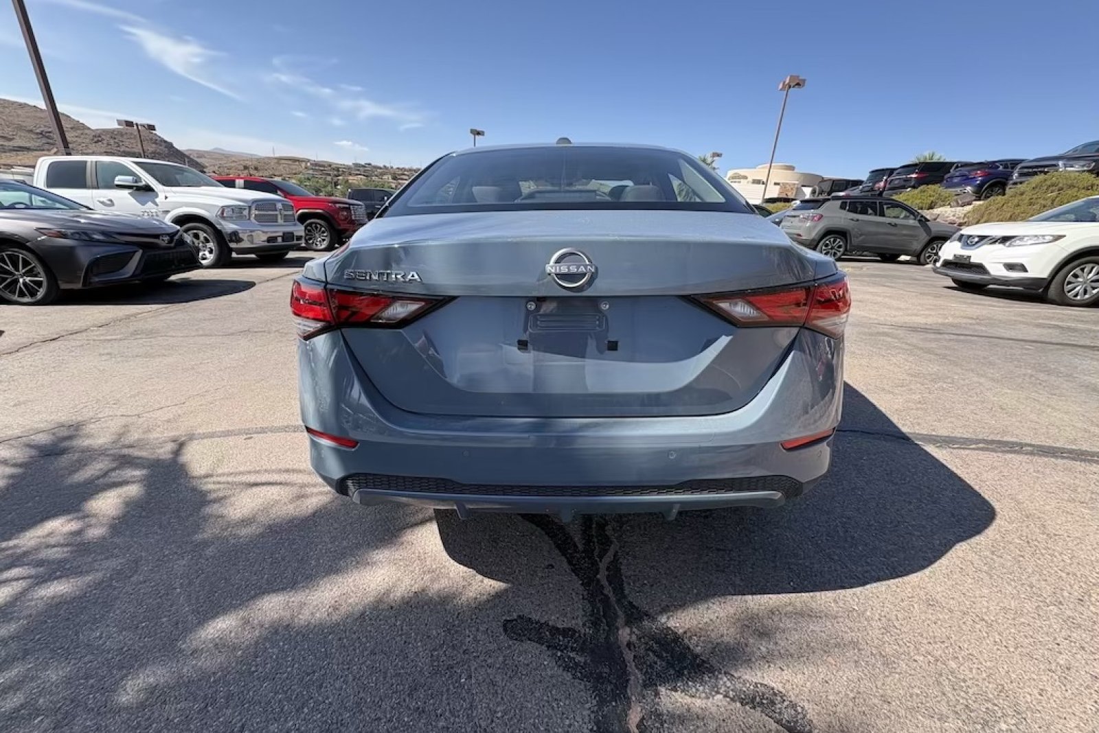 Used 2025 Atlantic Gray Metallic Nissan SV image 5