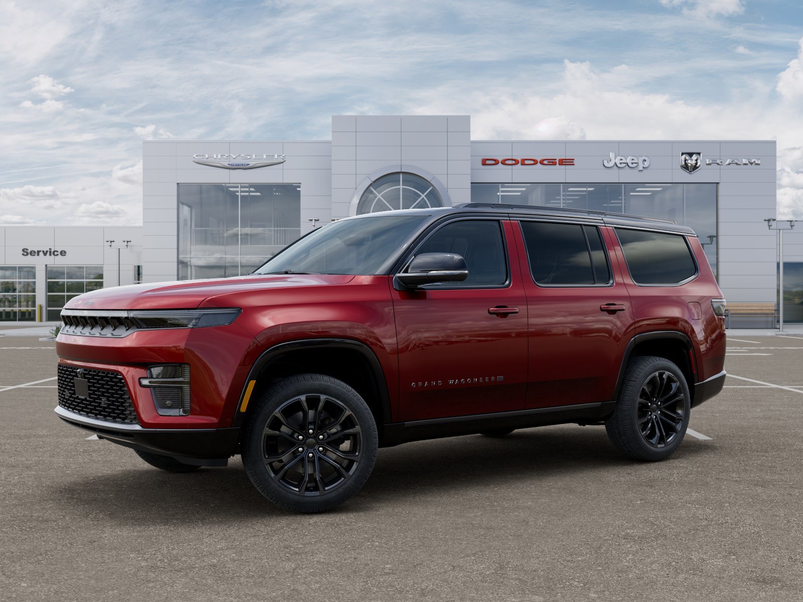 New 2026 Velvet Red Pearlcoat (DISC) Jeep Summit Reserve 4x4 image 2