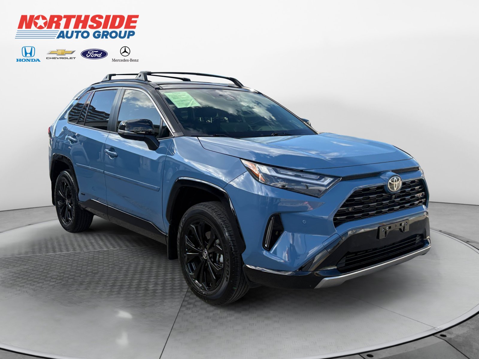 Used 2025 Blue Toyota XSE image 1