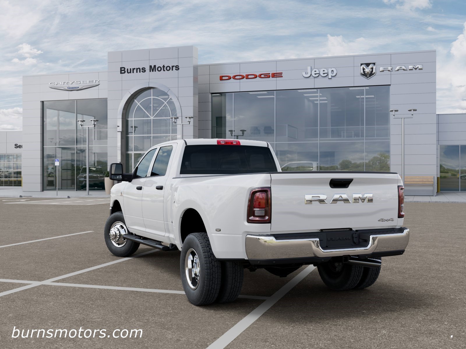 New 2026 Bright White Clear-Coat Exterior Paint RAM Tradesman Dually image 3