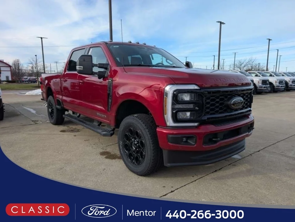 New 2026 Ruby Red Metallic Tinted Clearcoat Ford F-250® Lariat® image 1