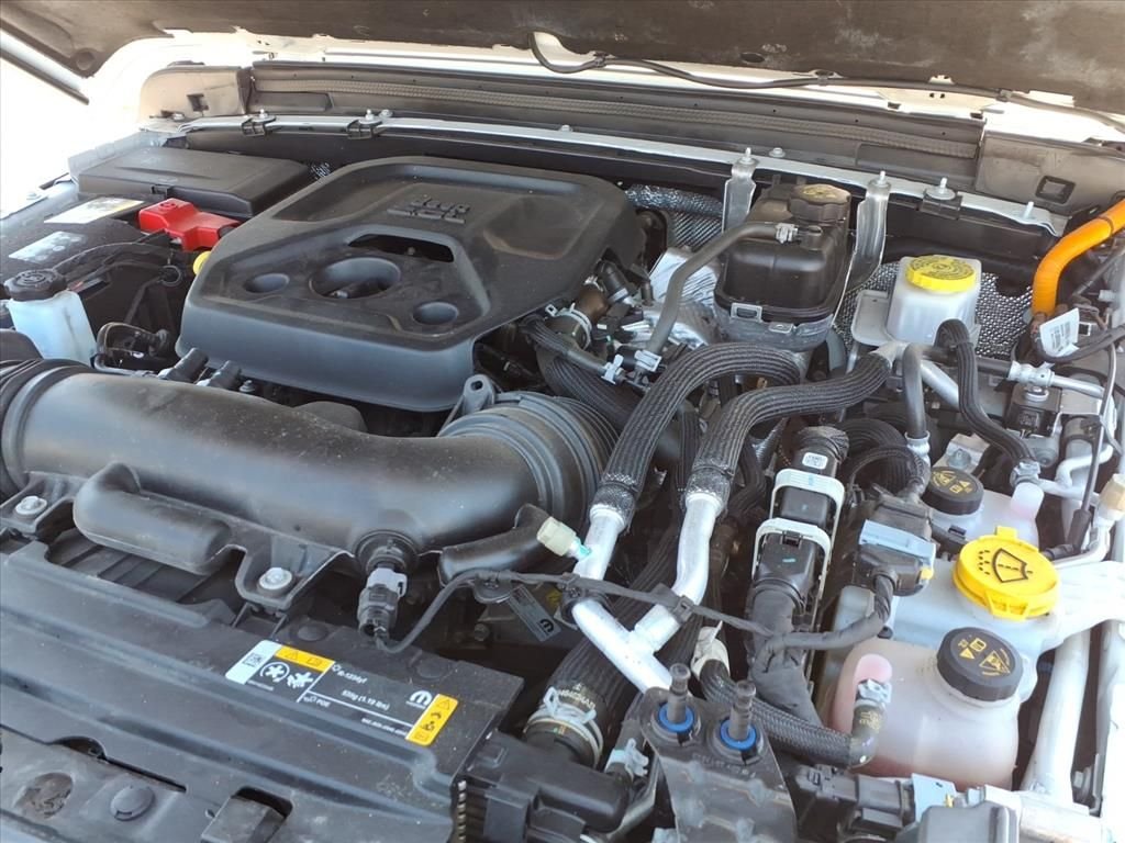 Used 2024 Bright White Clearcoat Jeep Sport S 4xe image 8