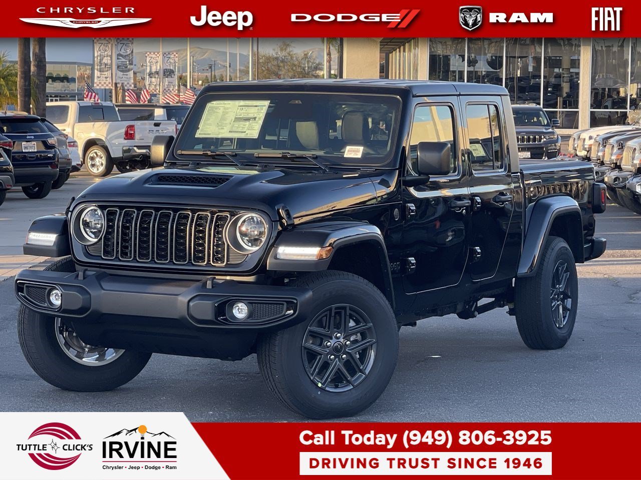 New 2026 Black Clearcoat Jeep Sport S image 1
