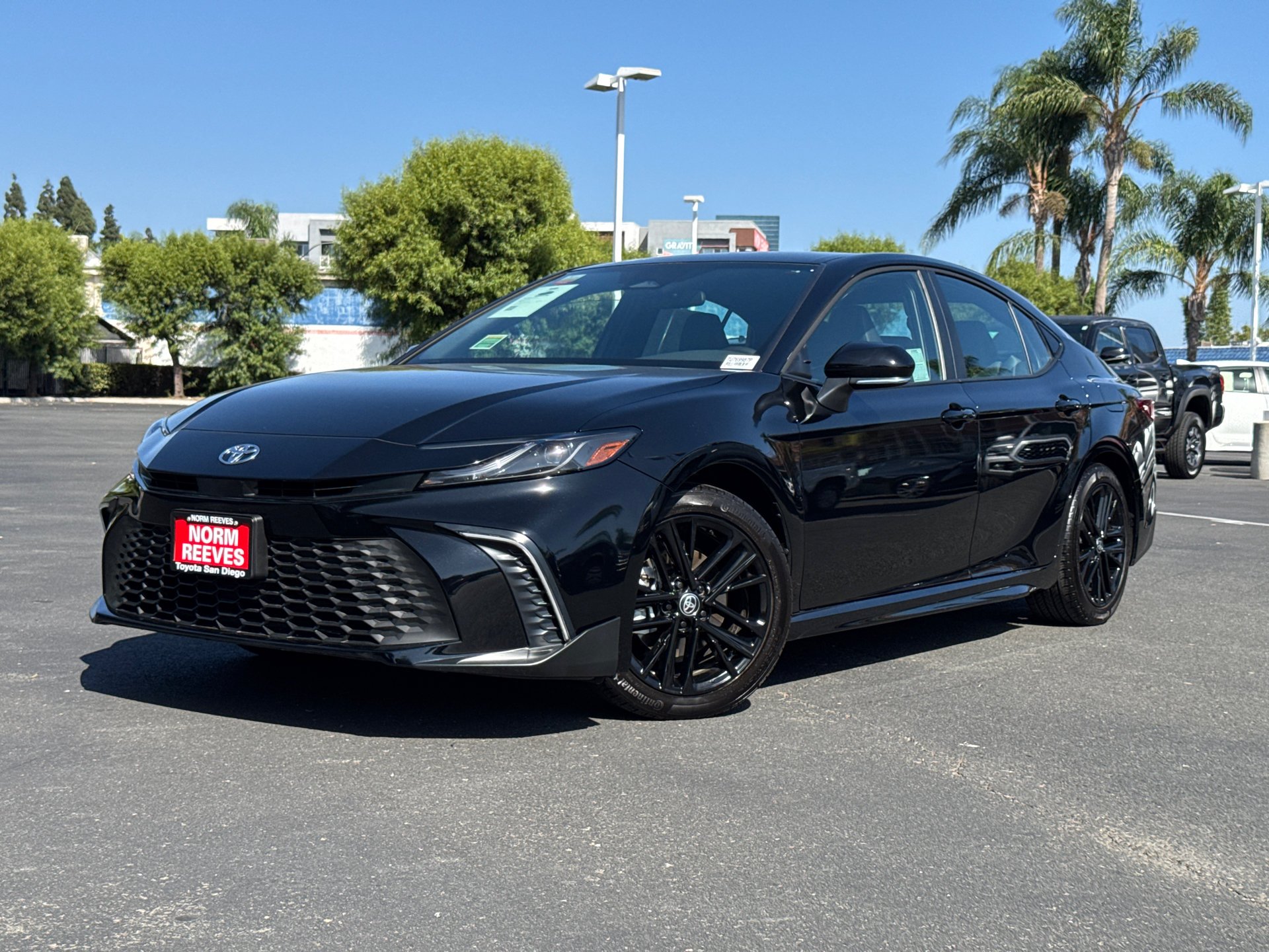 Certified Used 2026 Midnight Black Metallic Toyota SE image 2