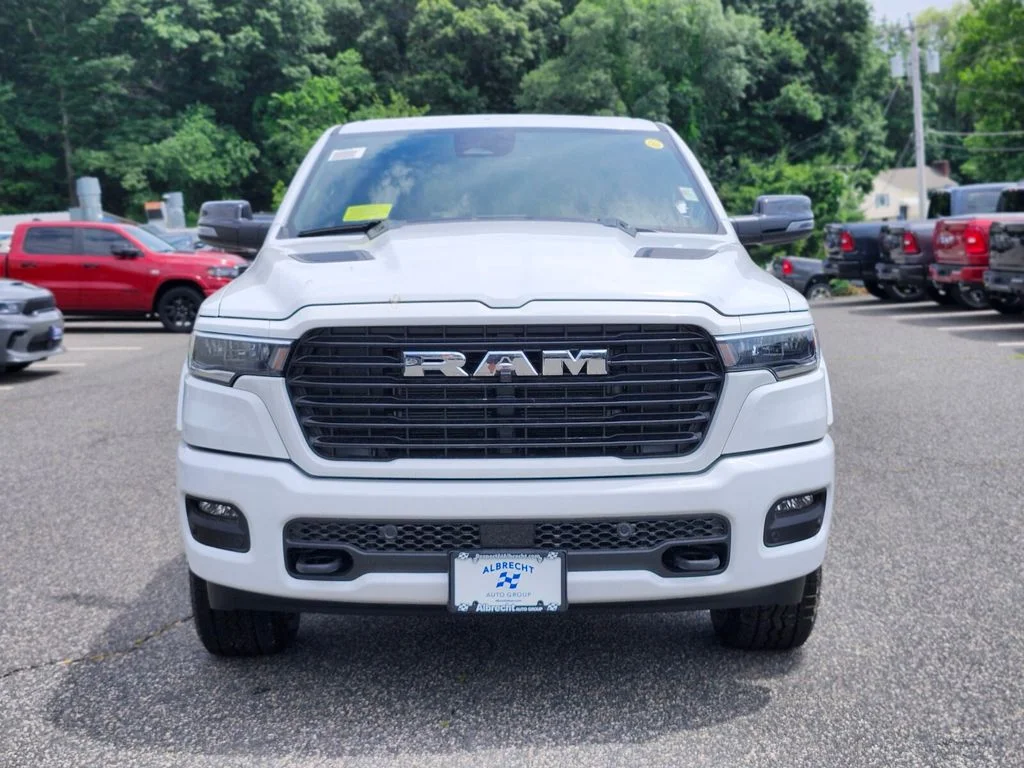 New 2026 Bright White Clear-Coat Exterior Paint RAM Laramie image 8