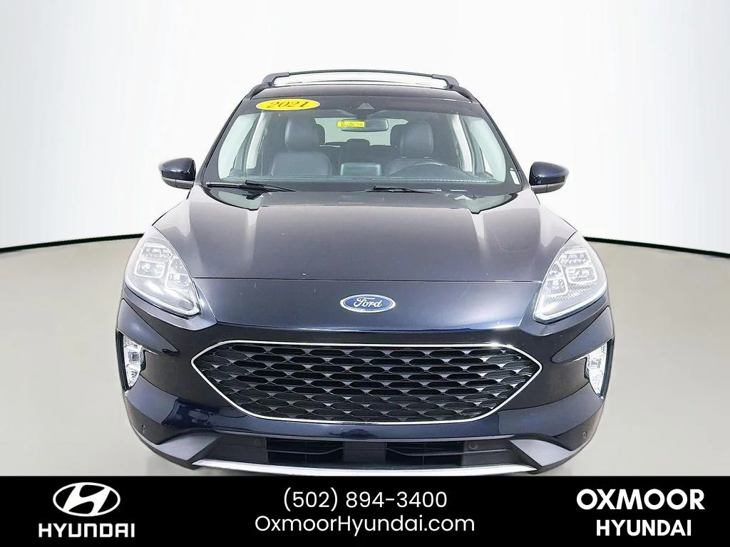 Used 2021 Antimatter Blue Metallic Ford Titanium image 2