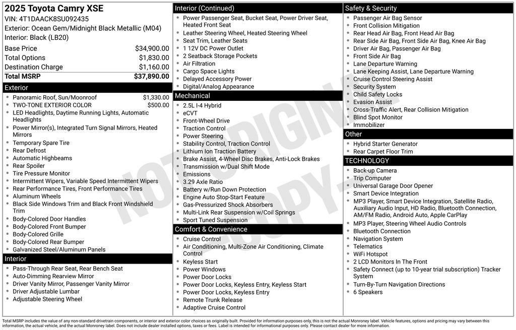 Used 2025  Toyota XSE image 7