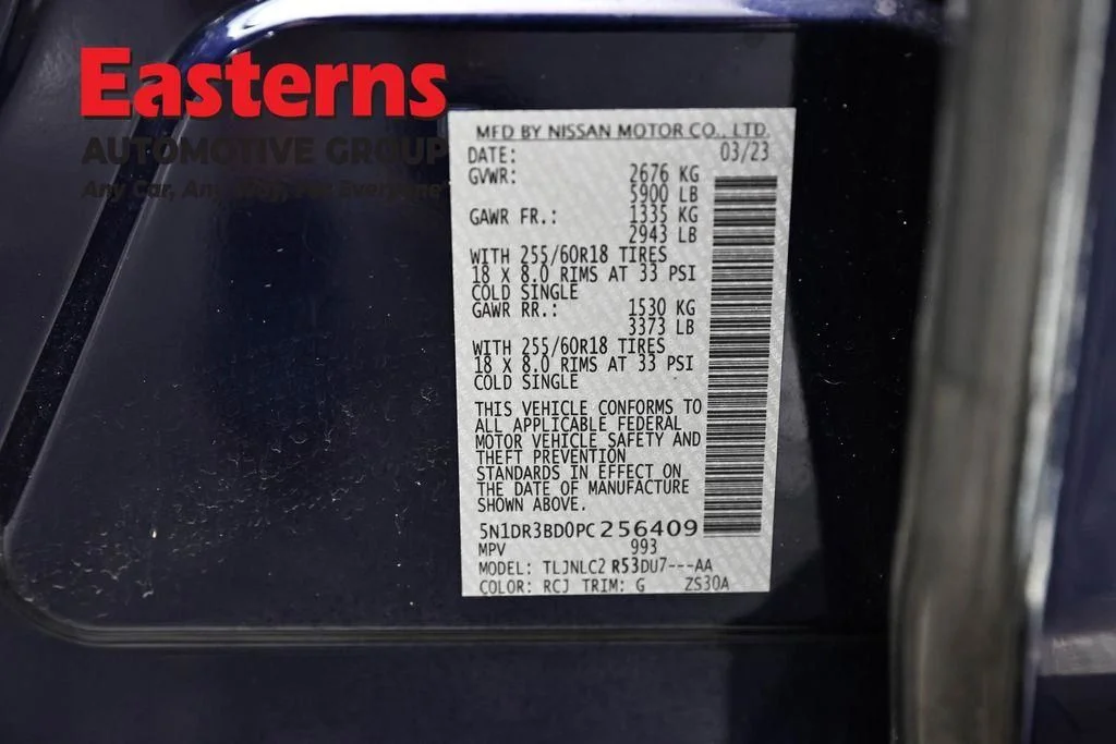 Used 2023 Blue Nissan SV image 37