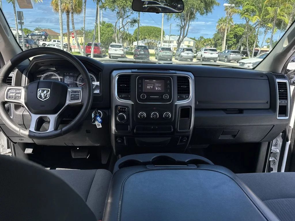 Used 2022 Bright White Clearcoat Ram SLT image 36