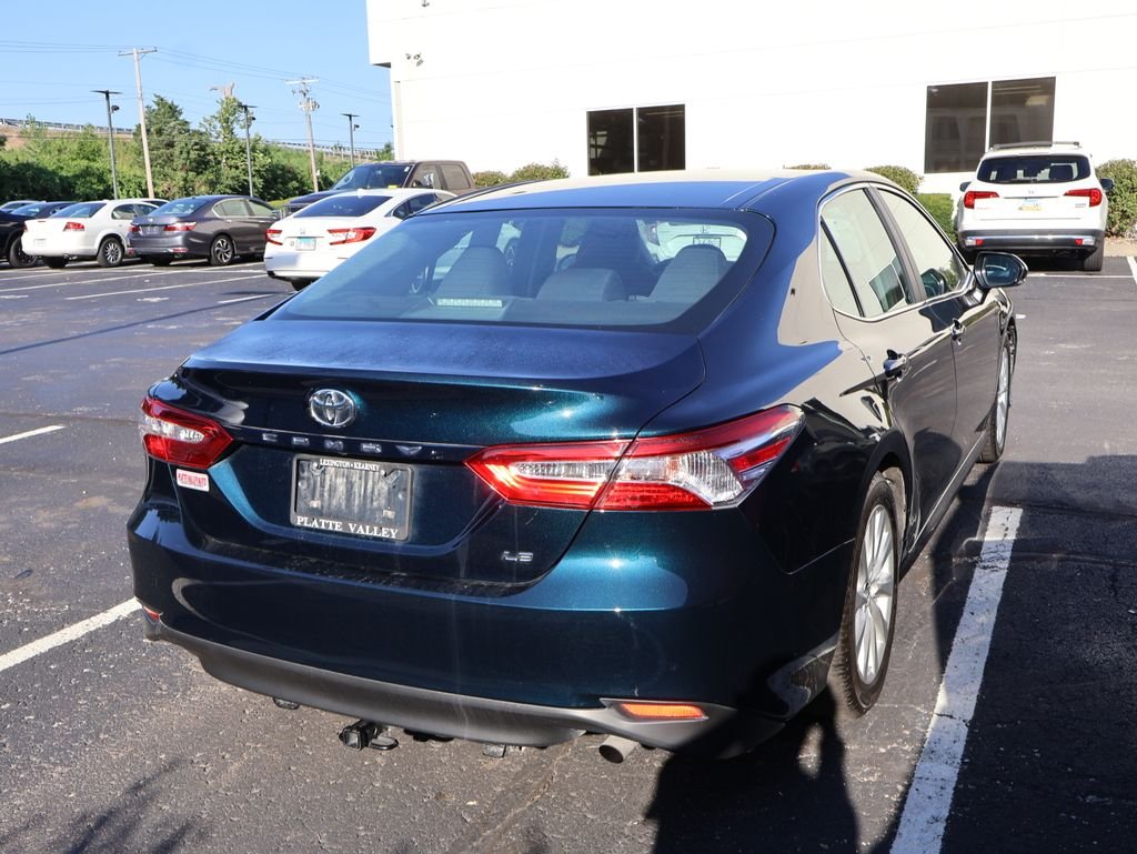 Used 2018 Blue Toyota LE image 7