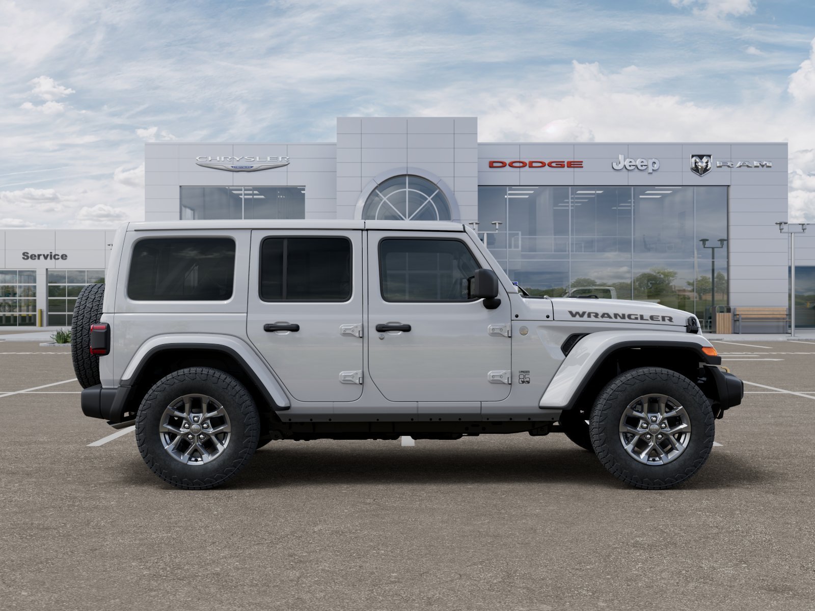 New 2026 Bright White Clear-Coat Exterior Paint Jeep 85th Anniversary image 56