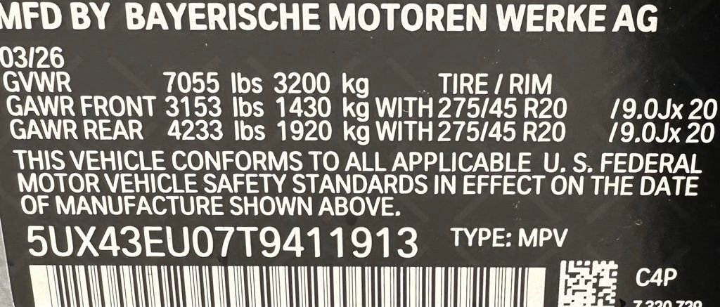 New 2026 Brooklyn Grey Metallic BMW xDrive50e image 40