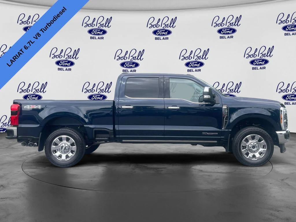 Used 2024 Antimatter Blue Metallic Ford Lariat image 8