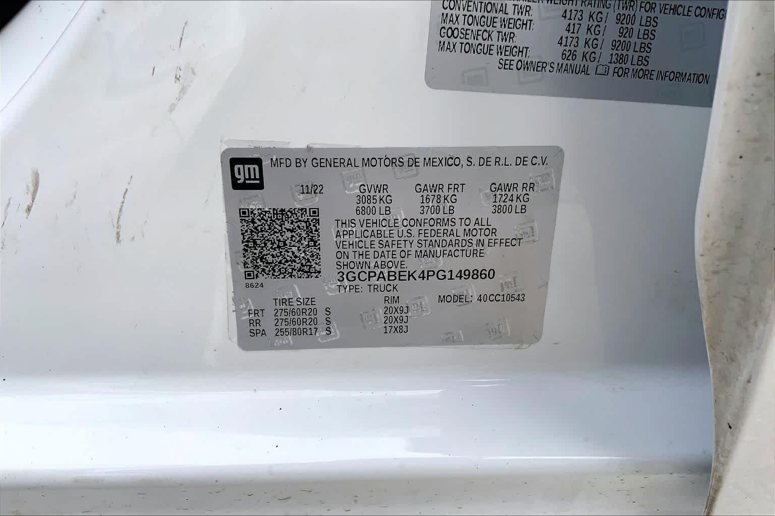 Used 2023 Summit White Chevrolet Custom image 36