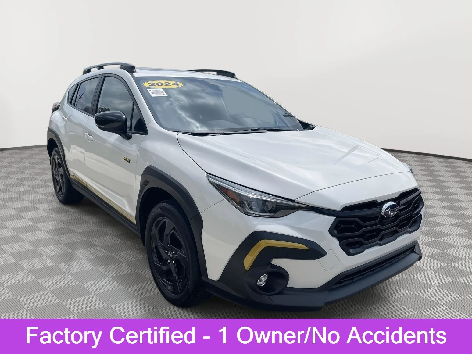Certified Used 2024 Crystal White Pearl Subaru Sport image 1