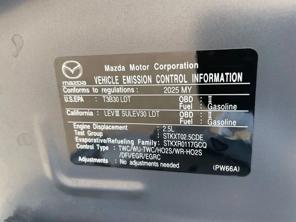 Used 2025 Polymetal Gray Metallic Mazda 2.5 S Carbon Edition image 31