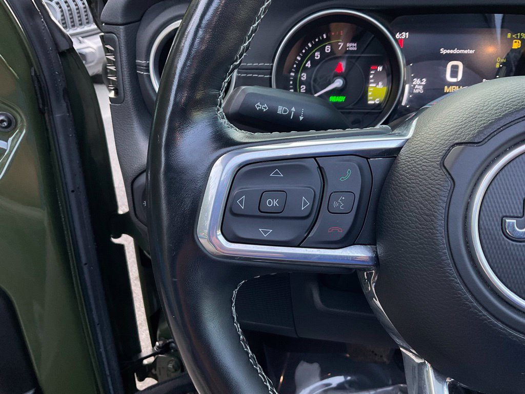 Used 2023 Green Jeep Sahara 4xe image 12