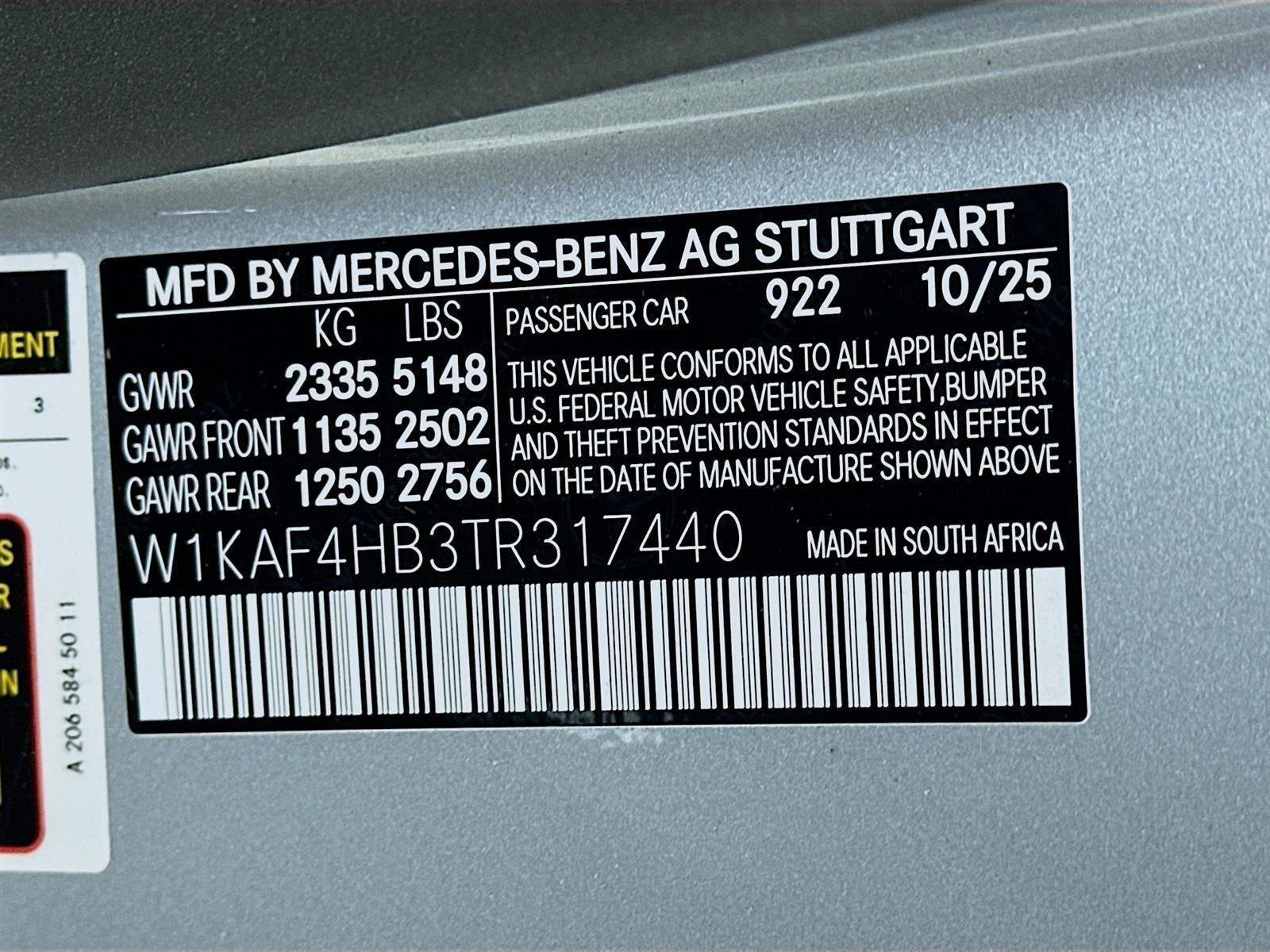 Used 2026 Cirrus Silver Metallic Mercedes-Benz C 300 image 41