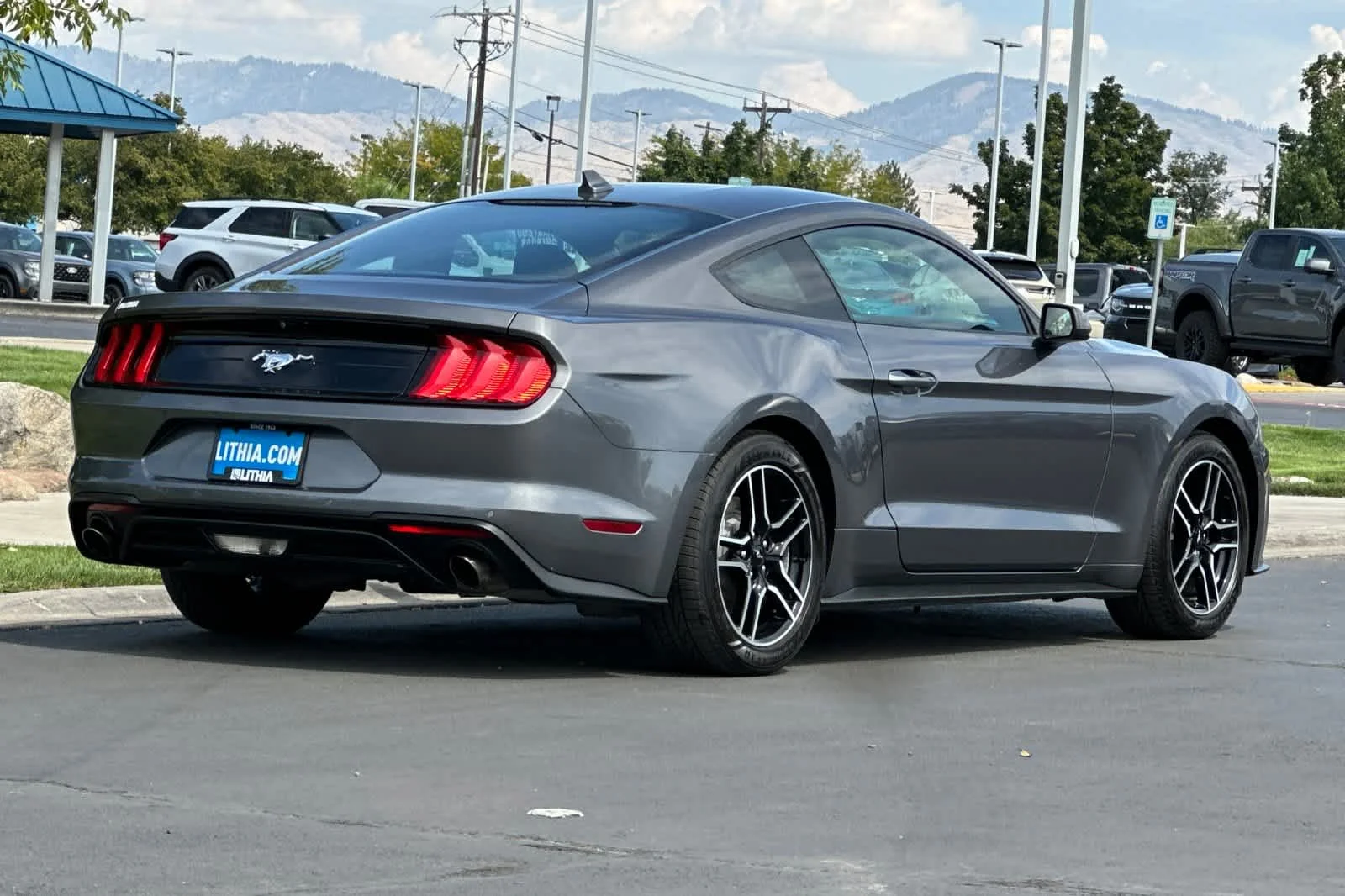 Certified Used 2021 Carbonized Gray Metallic Ford EcoBoost image 2