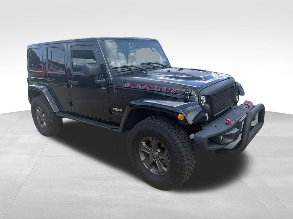 Used 2017 Black Jeep Unlimited Rubicon Recon image 2