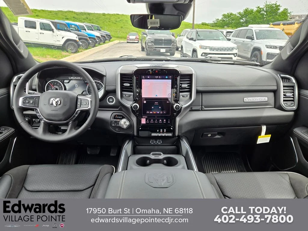 New 2026 Diamond Black Crystal Pearl-Coat Exterior Paint RAM Laramie image 14