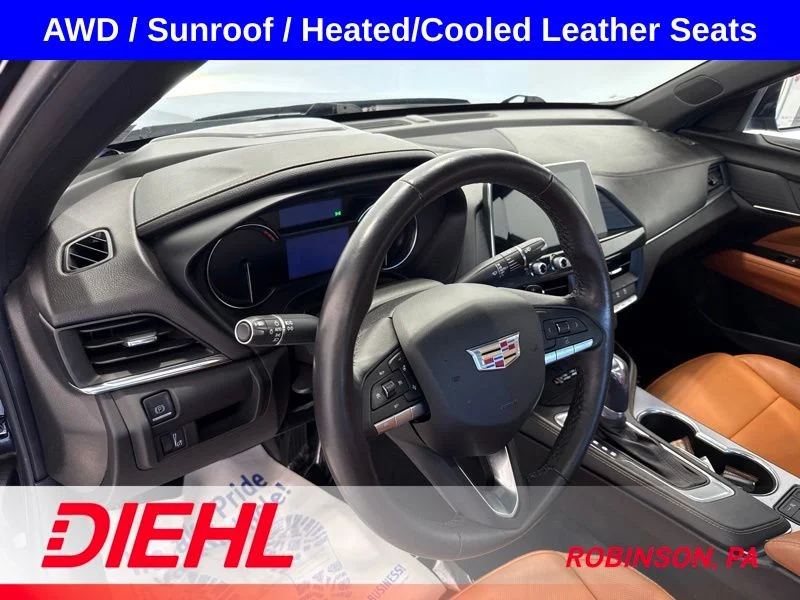Used 2024 Black Cadillac Premium Luxury image 21