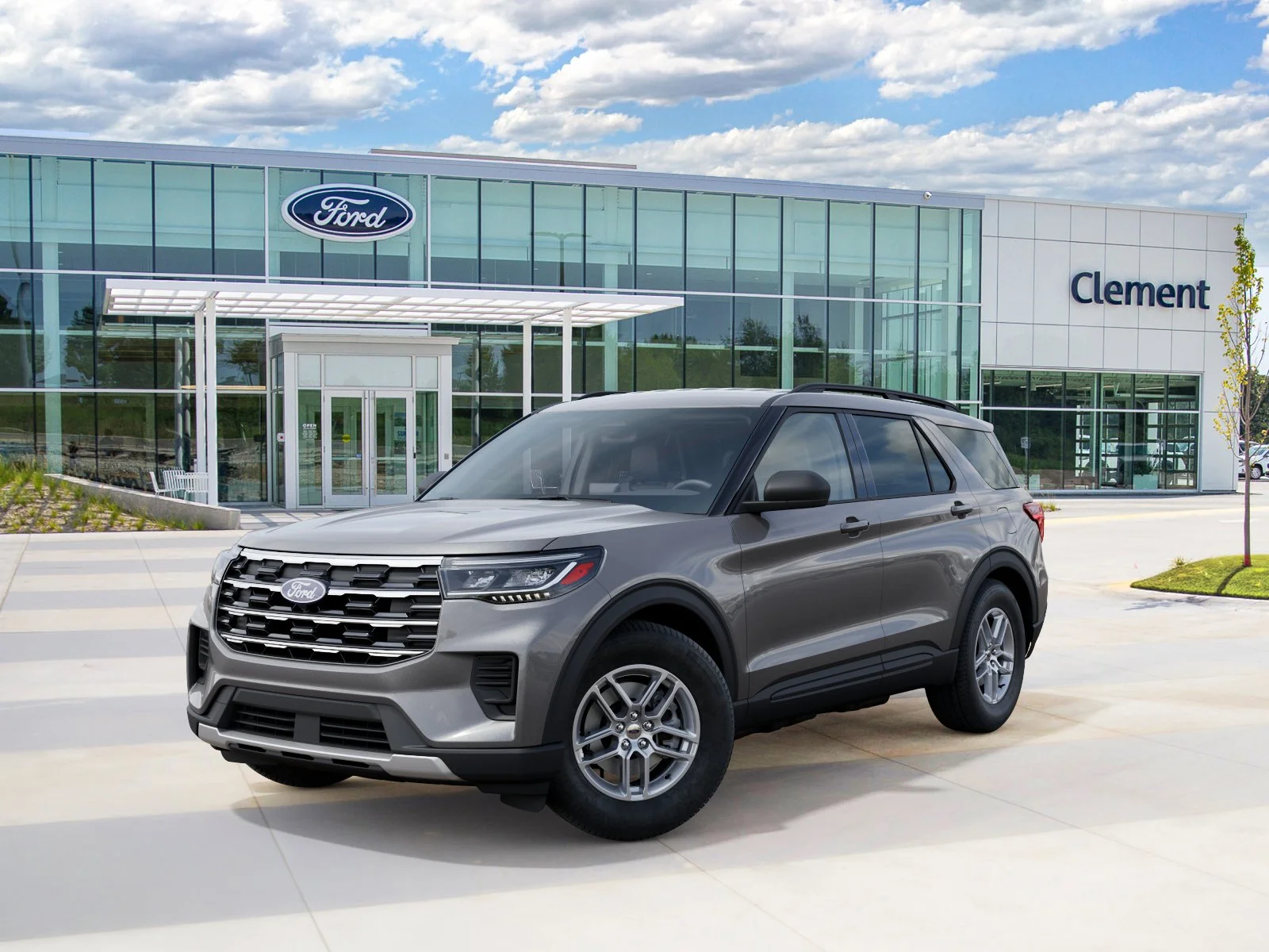 New 2027 Carbonized Gray Metallic Ford Active image 2