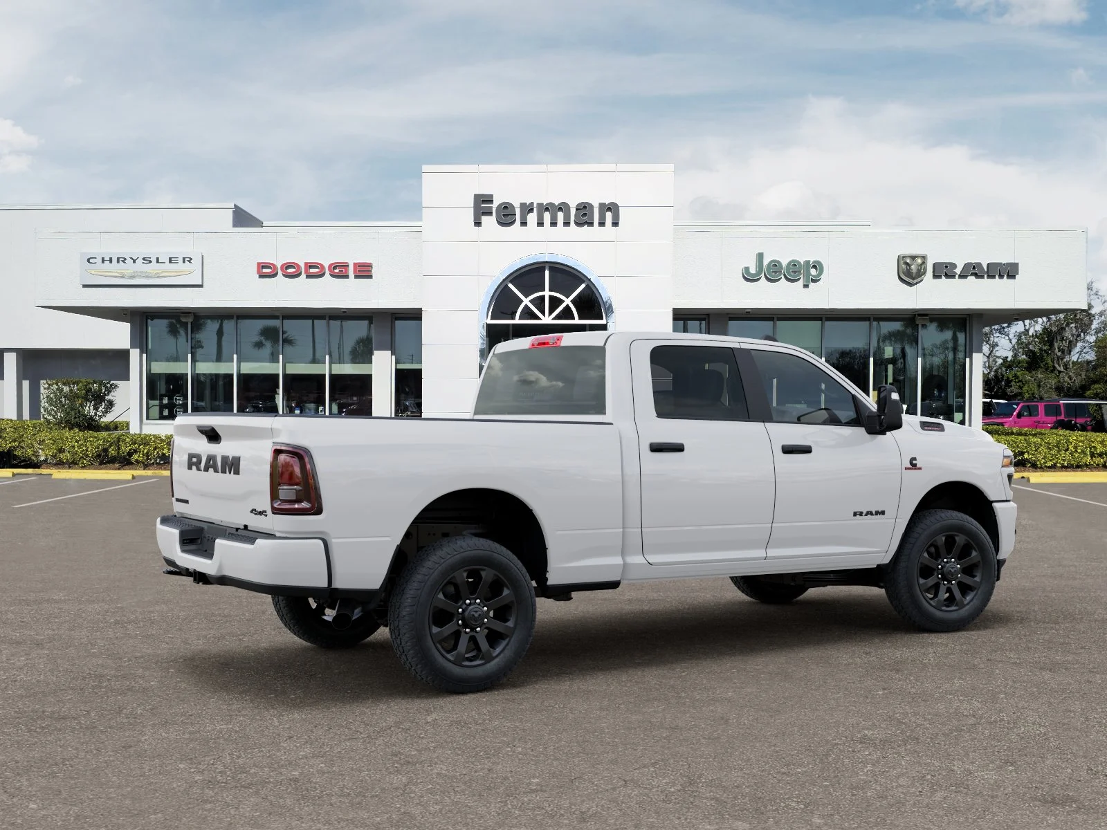 New 2026 Bright White Clear-Coat Exterior Paint RAM Big Horn image 35