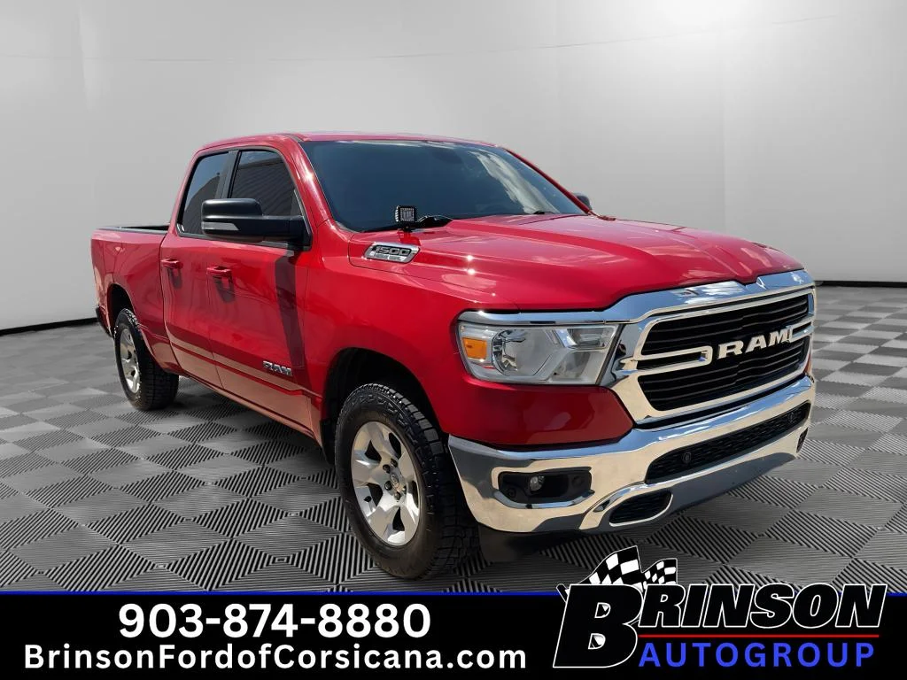 Used 2021 Flame Red Clearcoat Ram Big Horn image 3