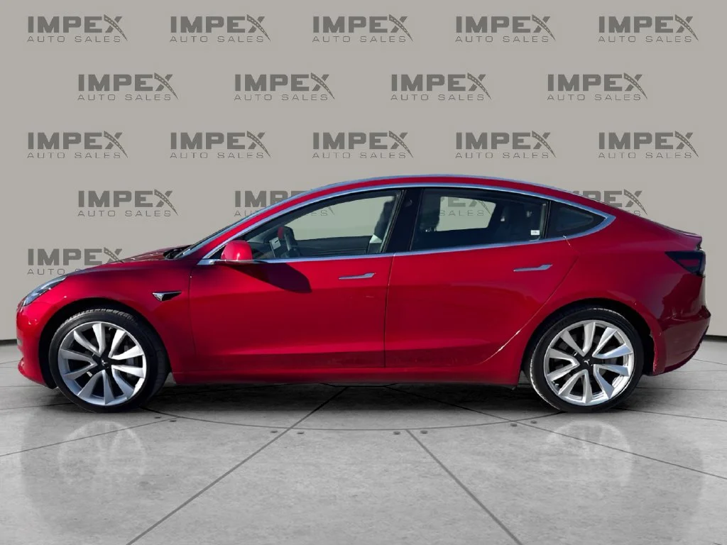 Used 2020 Red Tesla Performance image 2
