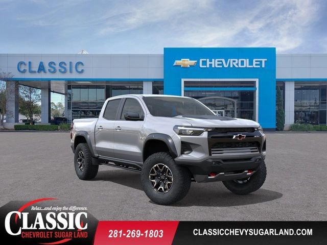 Sterling Gray Metallic 2026 Chevrolet Colorado ZR2 Crew Cab 4WD Pickup Truck Four-Wheel Drive