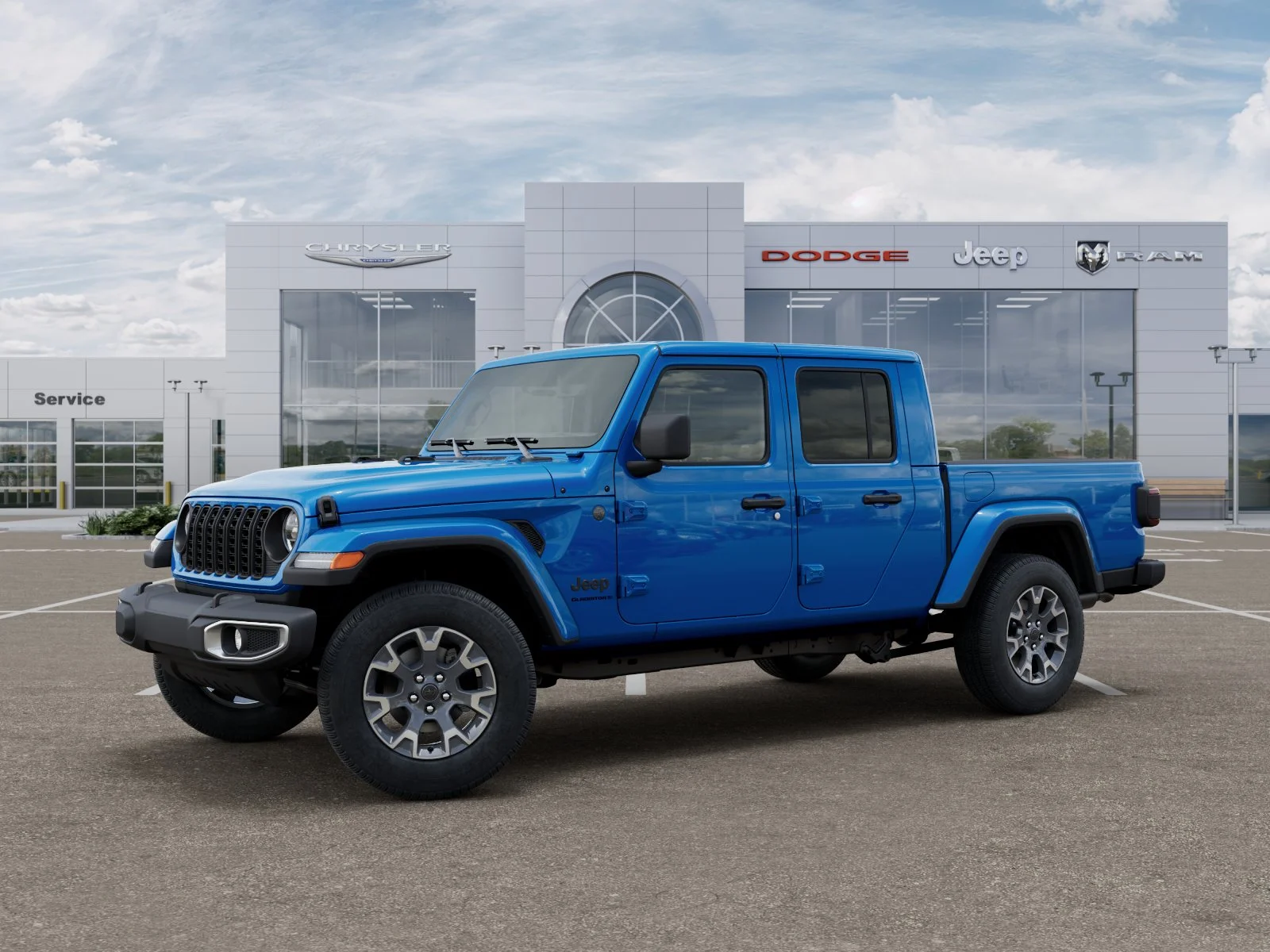 New 2026 Hydro Blue Pearl-Coat Exterior Paint Jeep Sahara image 2