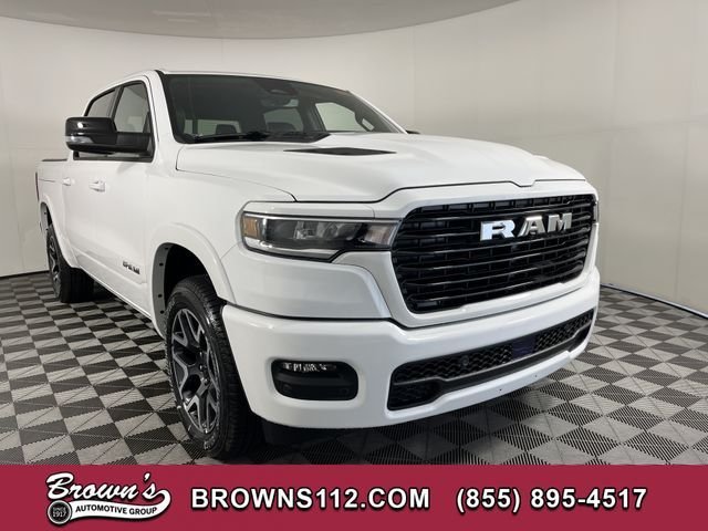 New 2026 Bright White Clear-Coat Exterior Paint RAM Laramie image 1