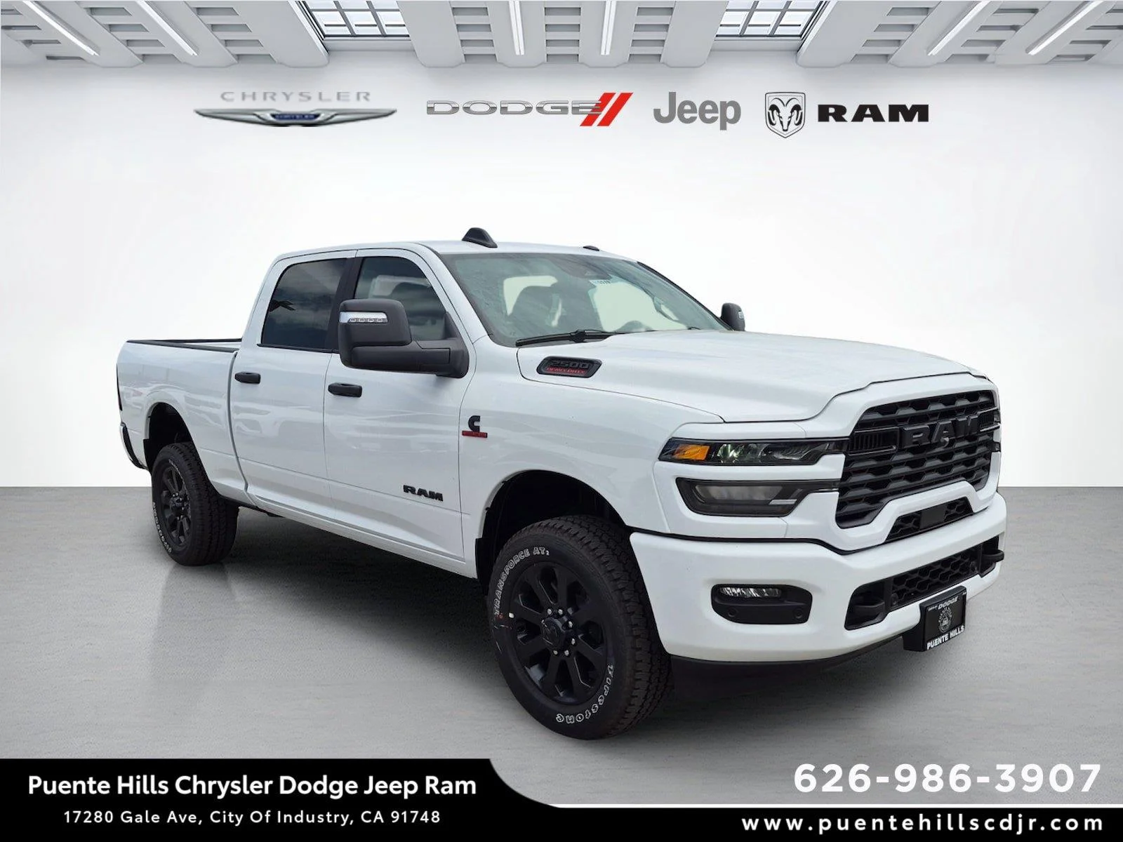 New 2026 Bright White Clear-Coat Exterior Paint RAM Big Horn image 1